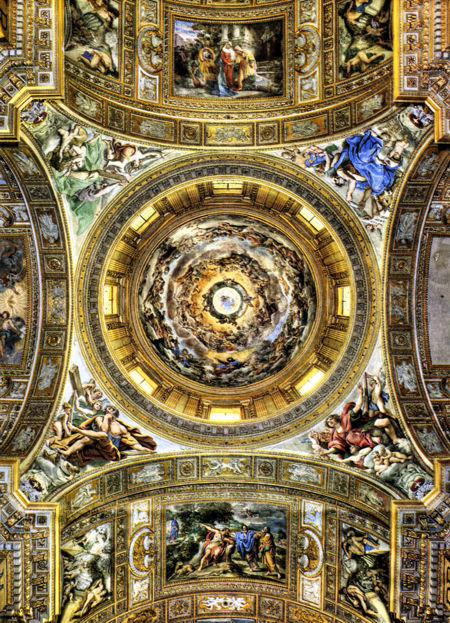 Rom, Jesuitenkloster S. Andreae della Valle, Decke, aus: Steffi Roettgen, Wandmalerei in Italien, Barock und Aufklärung 1600-1800, München 2007